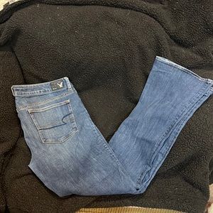 AEO skinny kick bootcut jeans